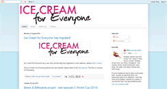 Desktop Screenshot of icecream4everyone.blogspot.com