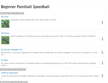 Tablet Screenshot of beginnerpaintballspeedball.blogspot.com