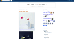 Desktop Screenshot of desertikebana.blogspot.com