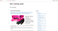 Desktop Screenshot of bestofhaircurlingwand-reviews.blogspot.com