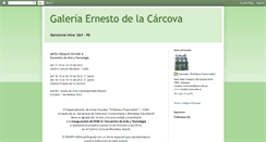Desktop Screenshot of galeriaernestodelacarcova.blogspot.com