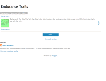 Tablet Screenshot of endurance-trails.blogspot.com