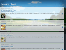 Tablet Screenshot of burgundylane.blogspot.com