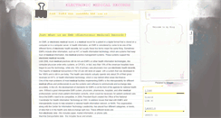 Desktop Screenshot of electronic-medicals-records.blogspot.com