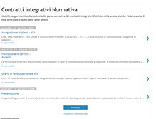 Tablet Screenshot of contrattinormativa.blogspot.com