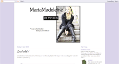 Desktop Screenshot of mariaamadeleine.blogspot.com