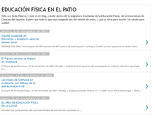 Tablet Screenshot of educacionfisicaenelpatio.blogspot.com