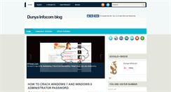 Desktop Screenshot of dunyainfocom.blogspot.com