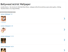 Tablet Screenshot of bollywoodactristwallpaper.blogspot.com