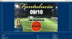 Desktop Screenshot of fantalucia.blogspot.com