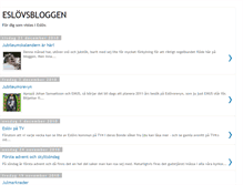 Tablet Screenshot of eslovsbloggen.blogspot.com