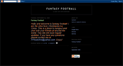 Desktop Screenshot of footyfootball.blogspot.com