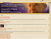 Tablet Screenshot of geografiadelenvejecimiento.blogspot.com
