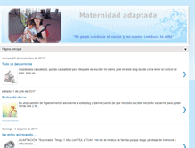 Tablet Screenshot of maternidad-adaptada.blogspot.com