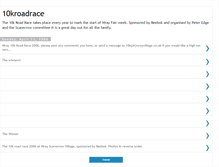 Tablet Screenshot of 10kroadrace.blogspot.com