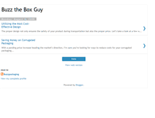Tablet Screenshot of buzztheboxguy.blogspot.com