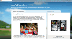 Desktop Screenshot of jennspapercuts.blogspot.com
