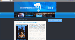 Desktop Screenshot of escritordeoficio.blogspot.com