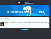 Tablet Screenshot of escritordeoficio.blogspot.com