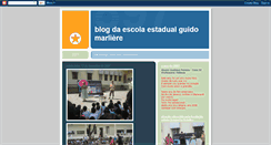 Desktop Screenshot of escolaguidomarliere.blogspot.com