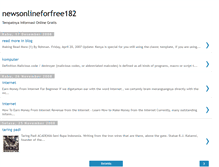 Tablet Screenshot of newsonlineforfree182.blogspot.com