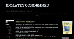 Desktop Screenshot of idolatrycondemned.blogspot.com