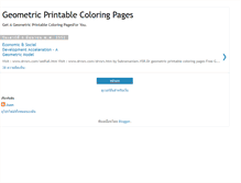 Tablet Screenshot of geometric-printable-coloring-pages.blogspot.com