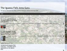 Tablet Screenshot of iguassufallsareatips.blogspot.com