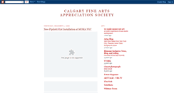 Desktop Screenshot of calgaryfineartsappreciationsociety.blogspot.com