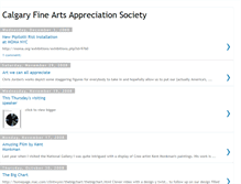 Tablet Screenshot of calgaryfineartsappreciationsociety.blogspot.com