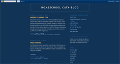 Desktop Screenshot of homeschoolcatablog.blogspot.com