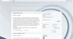 Desktop Screenshot of equinefacilitatedpsychotherapy.blogspot.com