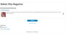 Tablet Screenshot of majalahdokterkita.blogspot.com