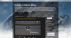 Desktop Screenshot of leukelinkenblog.blogspot.com