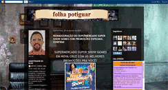 Desktop Screenshot of folhapotiguar2012.blogspot.com