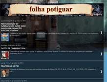 Tablet Screenshot of folhapotiguar2012.blogspot.com