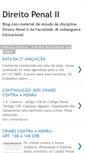 Mobile Screenshot of direitopenalanhanguera.blogspot.com