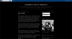 Desktop Screenshot of journeyswithrebecca.blogspot.com