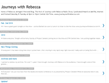 Tablet Screenshot of journeyswithrebecca.blogspot.com