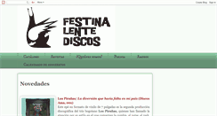 Desktop Screenshot of festinalentediscos.blogspot.com