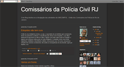 Desktop Screenshot of comissariospoliciacivilrj.blogspot.com