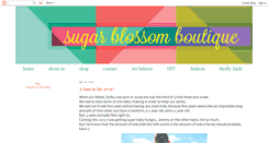 Desktop Screenshot of mysugarblossom.blogspot.com