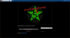 Desktop Screenshot of okupacionmutante.blogspot.com