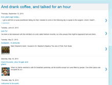 Tablet Screenshot of drankcoffeeandtalked.blogspot.com