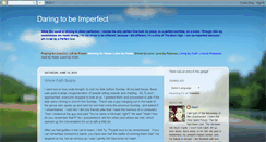 Desktop Screenshot of daringtobeimperfect.blogspot.com