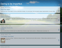 Tablet Screenshot of daringtobeimperfect.blogspot.com