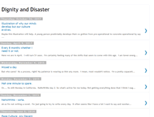 Tablet Screenshot of dignityanddisaster.blogspot.com