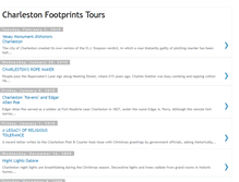 Tablet Screenshot of charlestonfootprints.blogspot.com