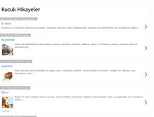 Tablet Screenshot of kucukhikayeler.blogspot.com