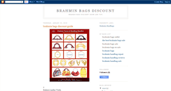 Desktop Screenshot of brahminbagsdiscount.blogspot.com